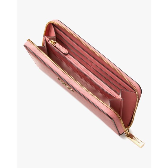 New Kate Spade Madison Saffiano Leather Large Continental Wallet Terracotta Tile - Picture 3 of 3